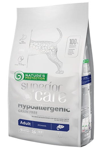 Nature's Protection  Hypoallergenic Salmon Adult 1,5 kg GRANATOWY