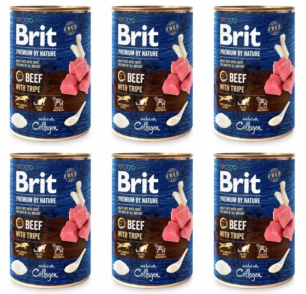 Brit Premium By Nature Beef Wołowina 6 x 400 g