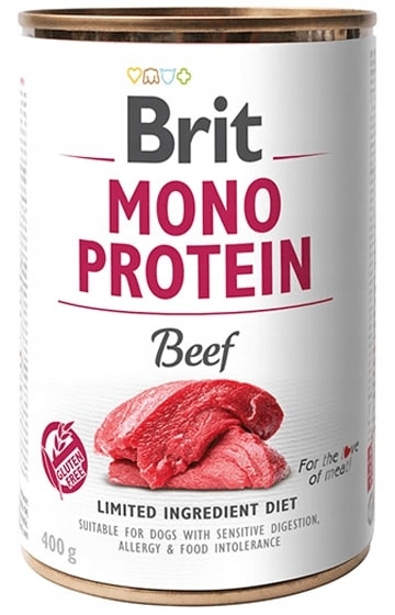 Brit Mono Protein Beef Wołowina Puszka 400 g
