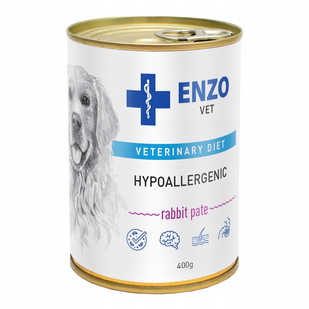 ENZO VET Hypoallergenic dieta hypoallergiczna z królikiem dla psów 400g