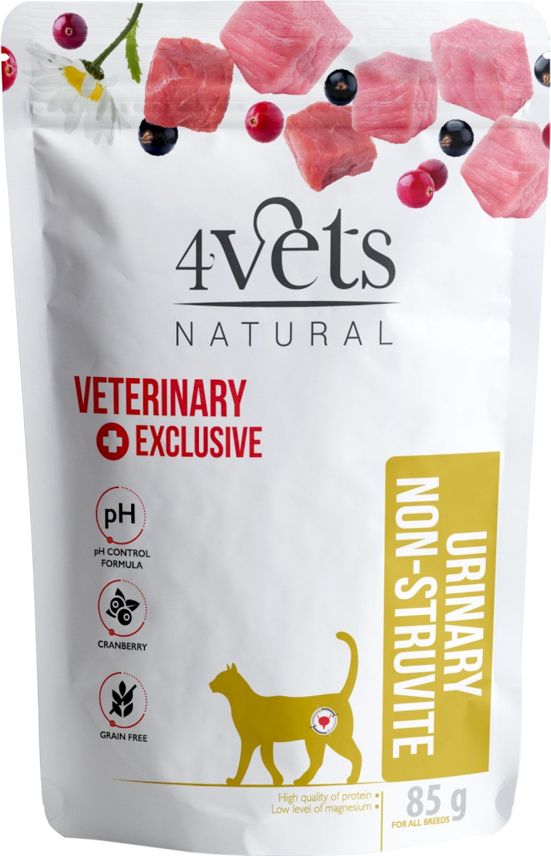 4VETS Natural URINARY NON STRUVITE na drogi moczowe dla kota 85g