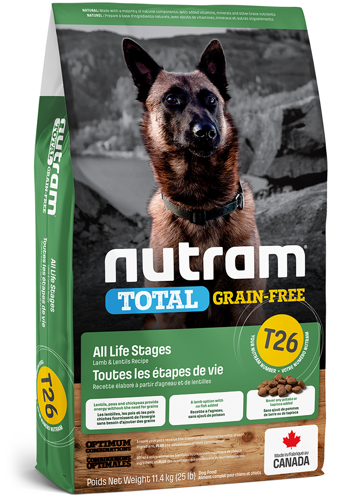 NUTRAM T26 Total Grain Free MONO Jagnięcina Soczewica 2 kg Pies dorosły