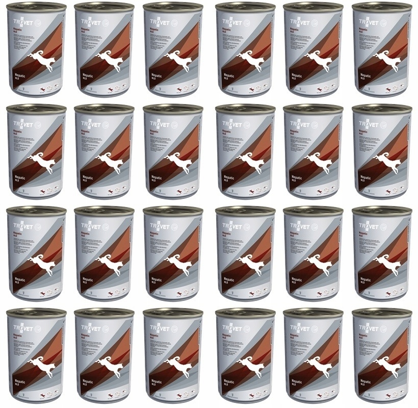 Trovet Dog HLD Hepatic puszki 24 x 400 g - wątrobowo jelitowa dla psów