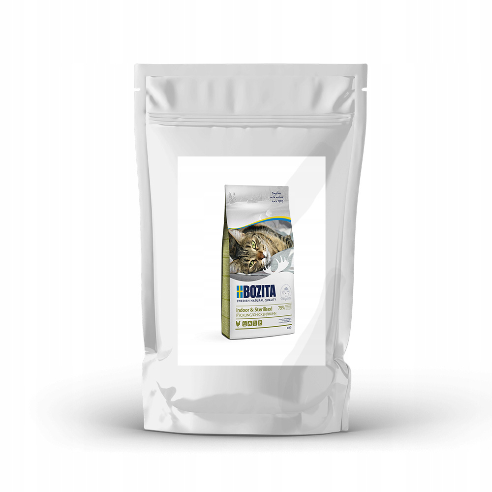 BOZITA INDOOR STERILISED CHICKEN Próbka Na Wagę 1 kg sucha karma dla kotów