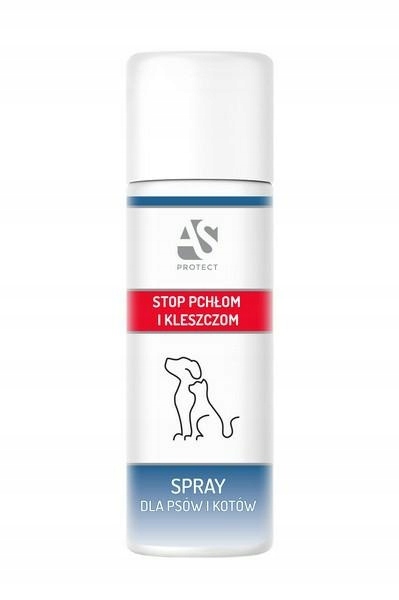 AS Protect Spray Ziołowy 126 g / 200 ml – STOP pchłom i kleszczom
