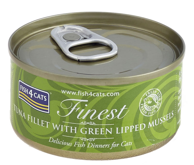 Fish4Cats Tuńczyk z Omułkiem Zielonowargowym karma mokra dla kota puszka 70 g (14)