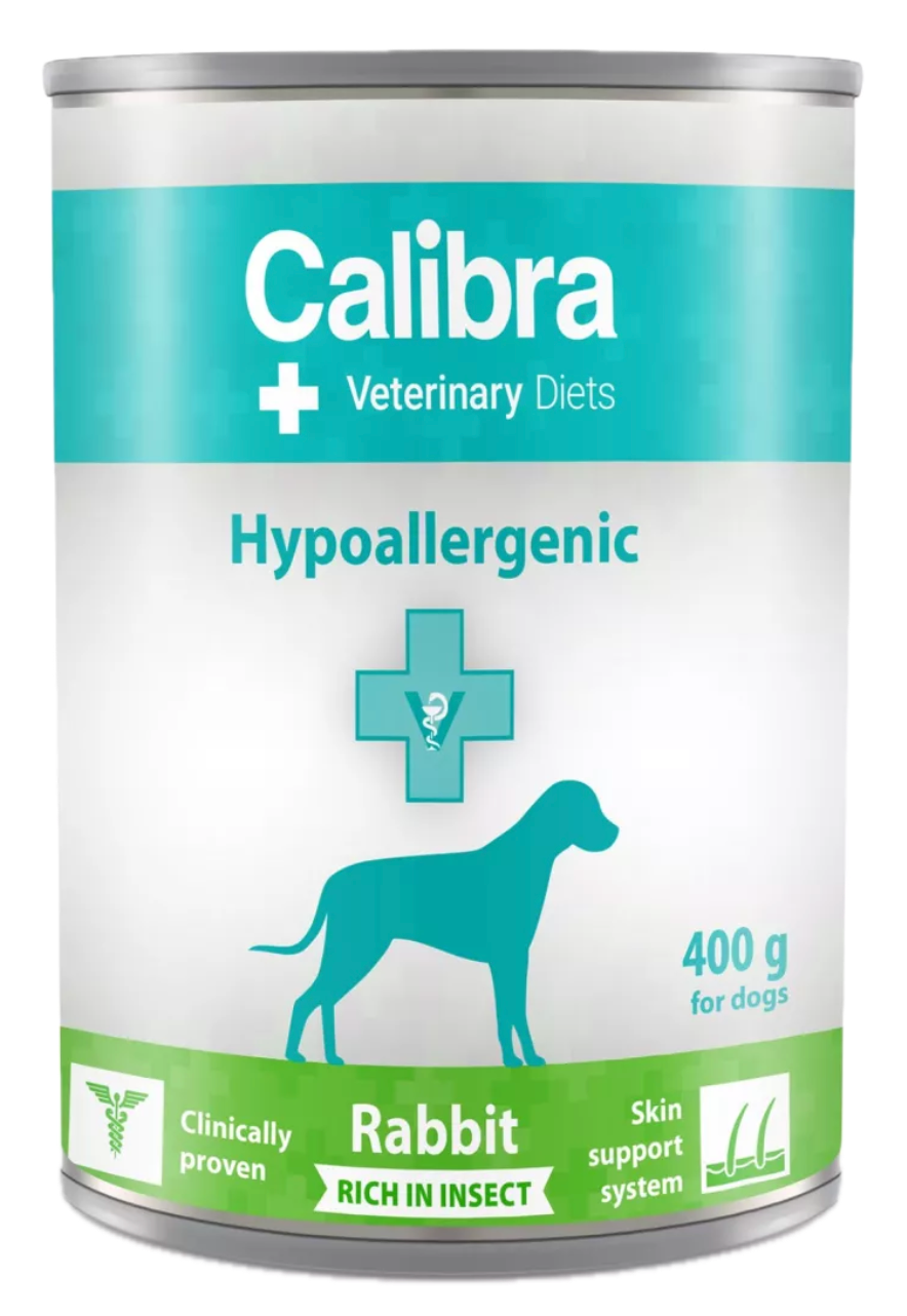 Calibra Veterinary Diet Dog Hypoallergenic Rabit&Insect 400g