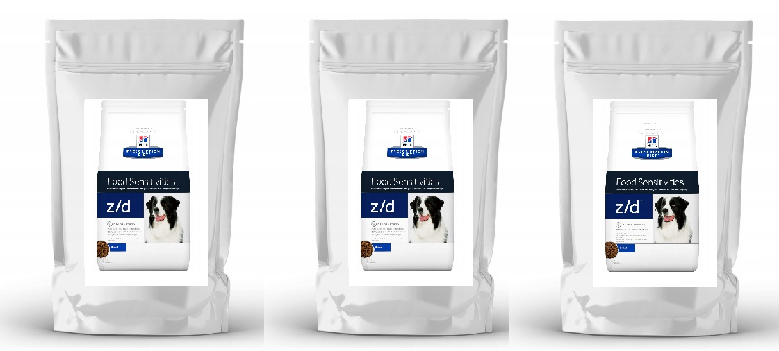 Hill's Canine Food Sensitivities z/d Dog 3 kg NA WAGĘ