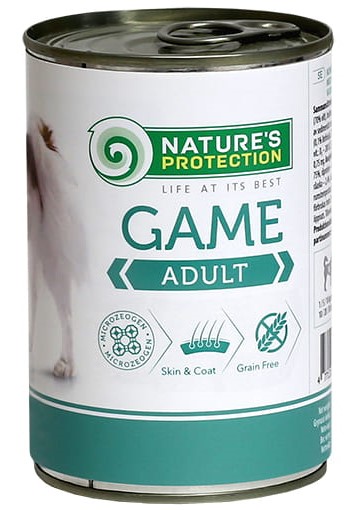 Nature's Protection Adult Game Dziczyzna 400 g