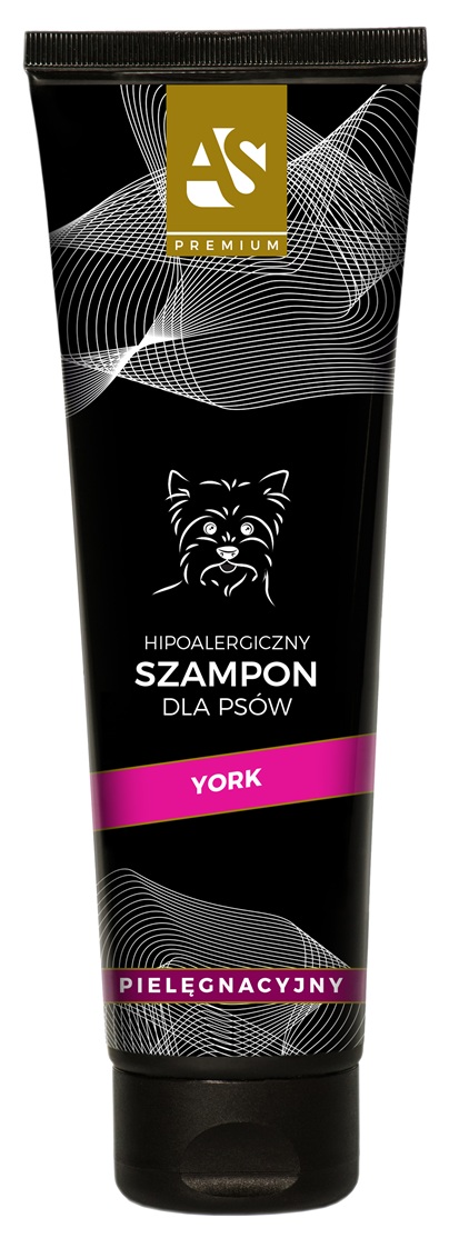 Hipoalergiczny szampon dla psów AS PREMIUM Pielęgnacja Lanolina YORK 300ml