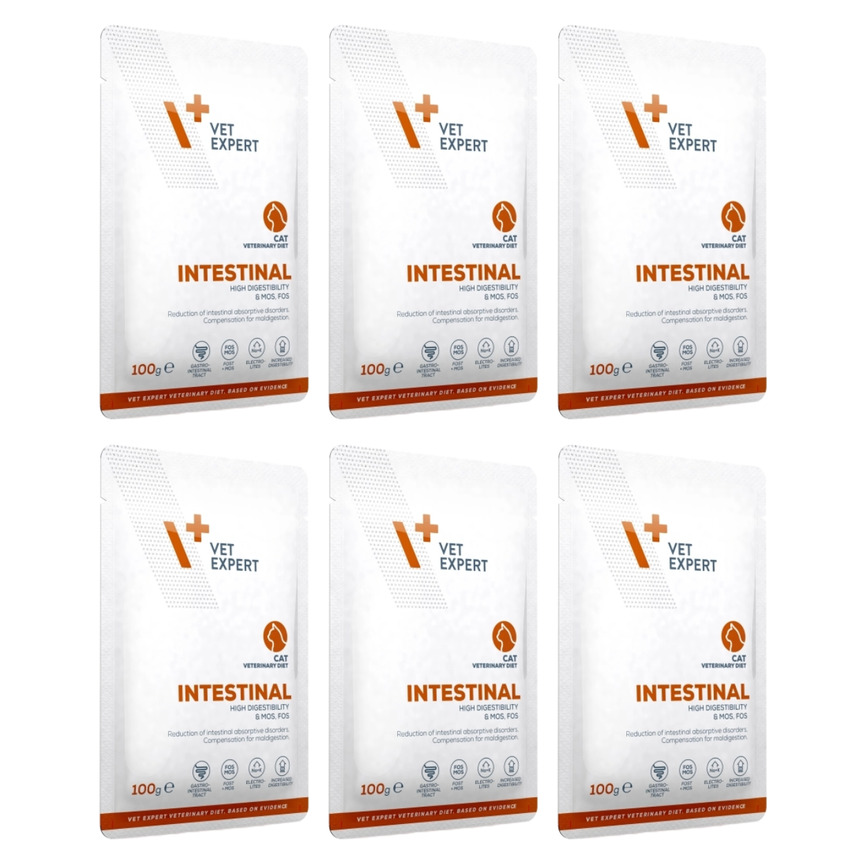 4T VetExpert Cat Intestinal saszetka 6 x 100 g  jelita, trzustka dla kotów