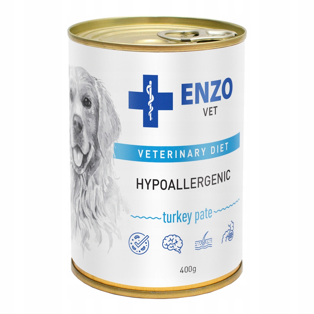 ENZO VET Hypoallergenic dieta hypoallergiczna z indykiem dla psów 400g