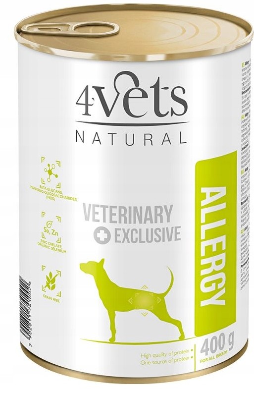 4Vets Natural Dog Allergy 400g puszka