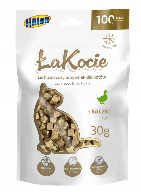 HILTON ŁaKocie – Liofilizowany przysmak dla kota smakołyk z kaczki 30g