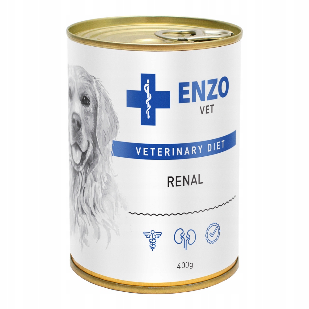 ENZO VET Renal dieta na choroby nerek z wolowina dla psów 400g