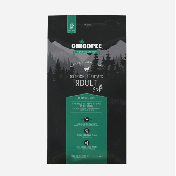 Chicopee Holistic Soft Adult Ostrich & Potato 12kg