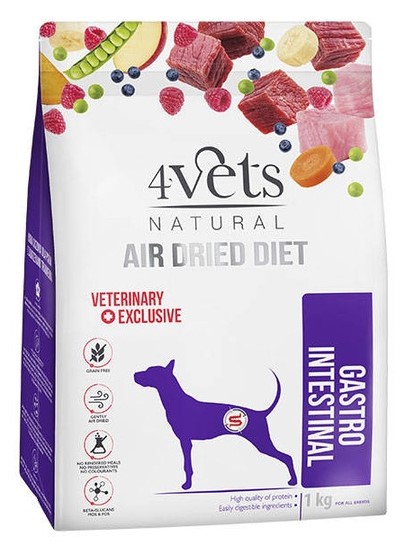 4Vets Natural Dog Gastro Intestinal SUCHA KARMA 1kg