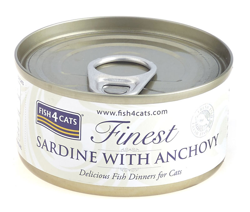 Fish4Cats Sardynka z Anchois karma mokra dla kota puszka 70 g (1)