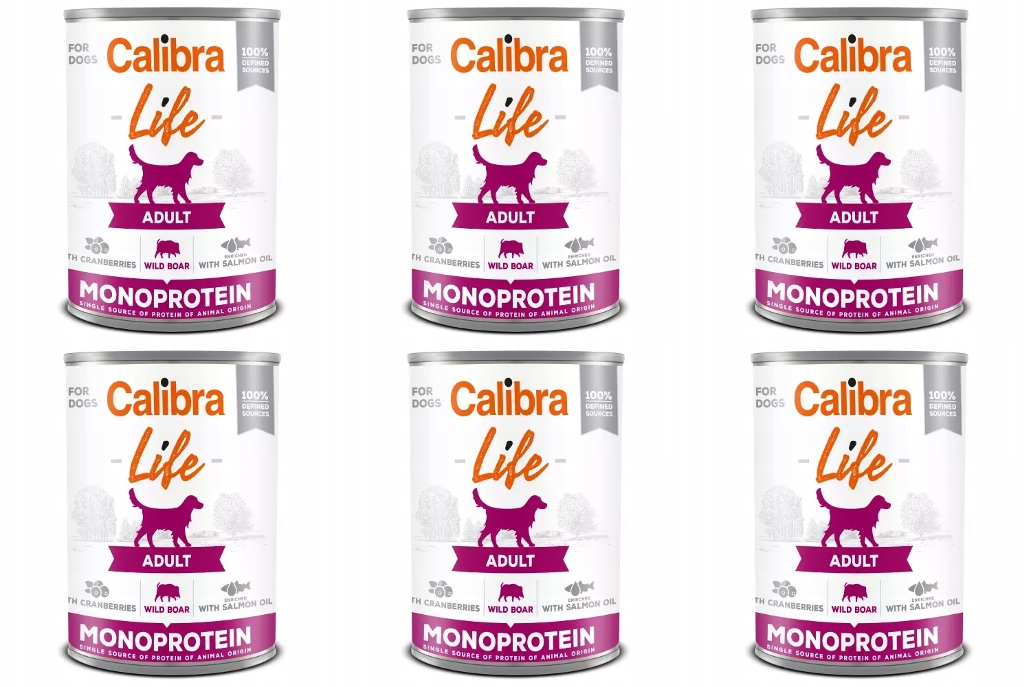 Calibra Life Monoprotein Wild Boar 6 x 400g