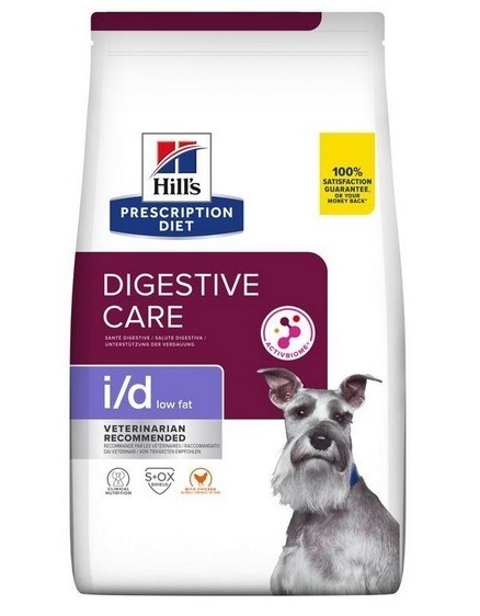 Hill's Digestive Care Dog i/d Low Fat 1,5 kg Dieta Psy Trzustka Jelita
