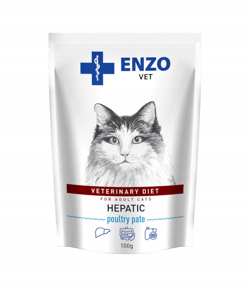 ENZO VET Hepatic na wątrobę drób-pasztet dla kotów 100g