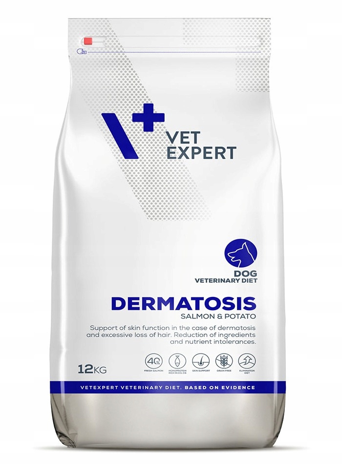 4T VetExpert Dog Dermatosis Salmon 12 kg