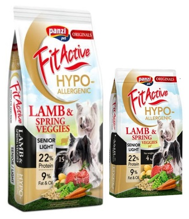 Fit Active Dog Hypoallergenic Light Senior MONOBIAŁKOWA Lamb 15 kg + 4kg