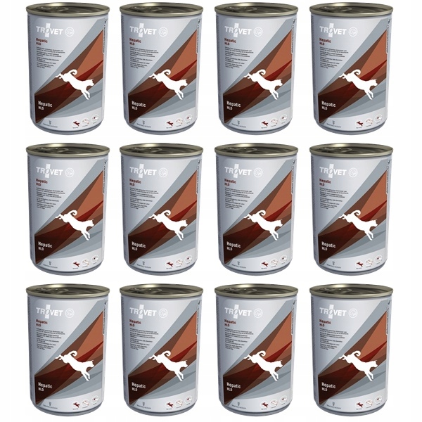 Trovet Dog HLD Hepatic puszki 12 x 400 g - wątrobowo jelitowa dla psów