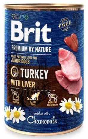 Brit Premium By Nature Turkey Indyk 400 g
