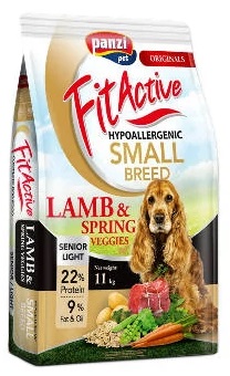 Fit Active Hypoallergenic Light Senior MONO Lamb 11 kg dla psów ras małych