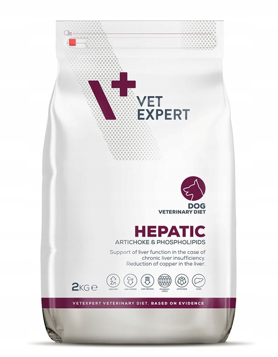 4T VetExpert Dog Hepatic 2 kg