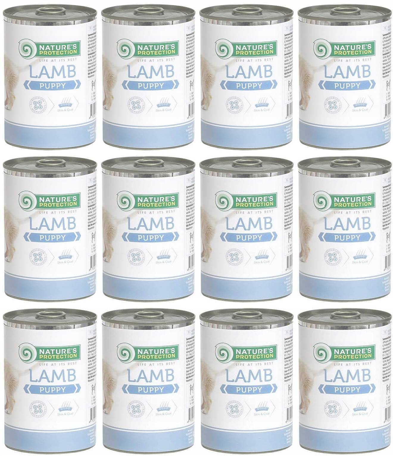 Nature's Protection Puppy Jagnięcina 12 x 400 g